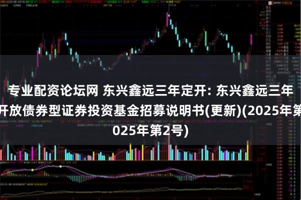 专业配资论坛网 东兴鑫远三年定开: 东兴鑫远三年定期开放债券型证券投资基金招募说明书(更新)(2025年第2号)