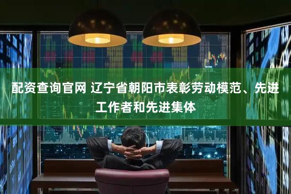 配资查询官网 辽宁省朝阳市表彰劳动模范、先进工作者和先进集体